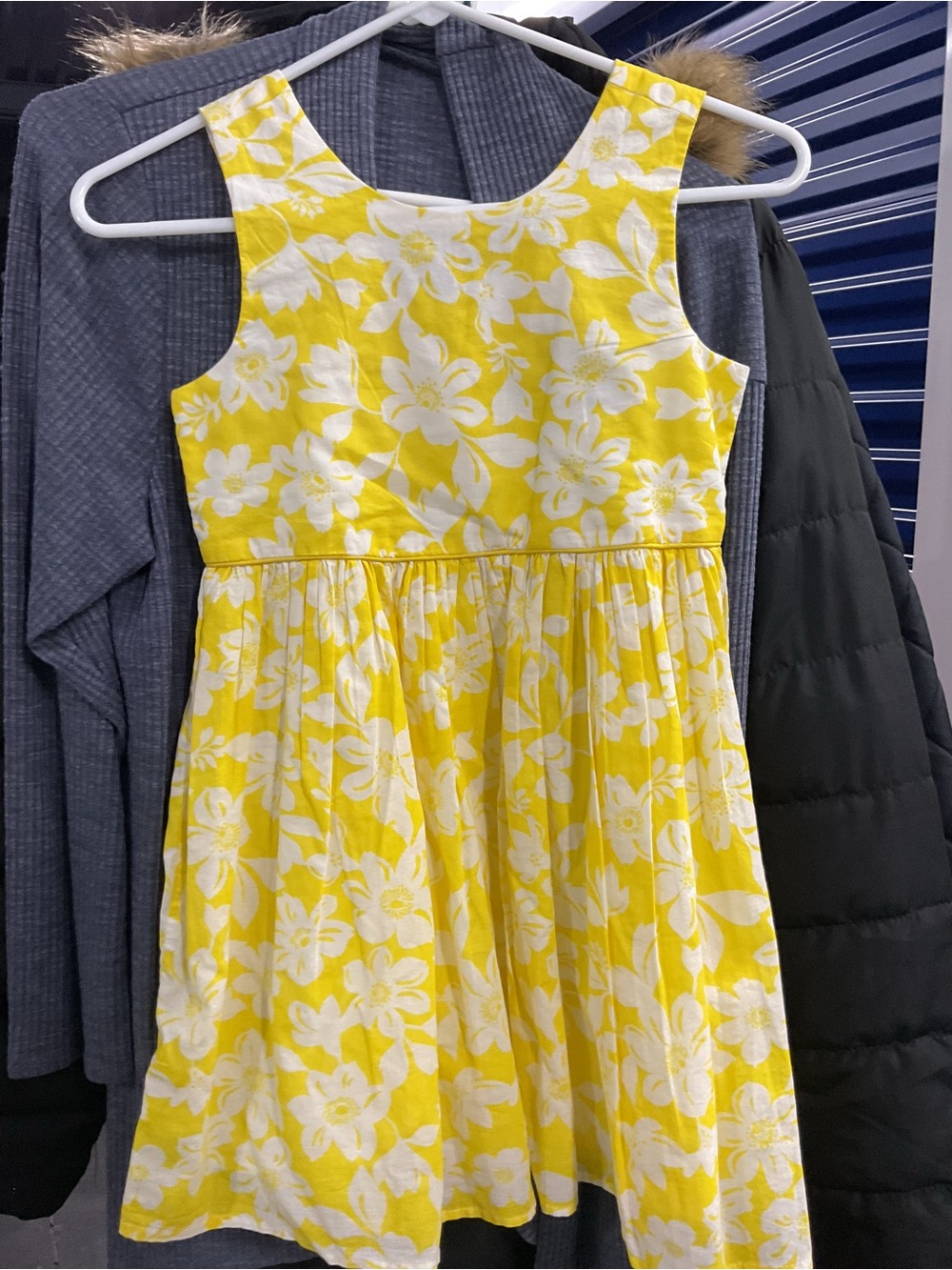 Cynthia Rowley Yellow & White Floral Fit-and-Flare Dress